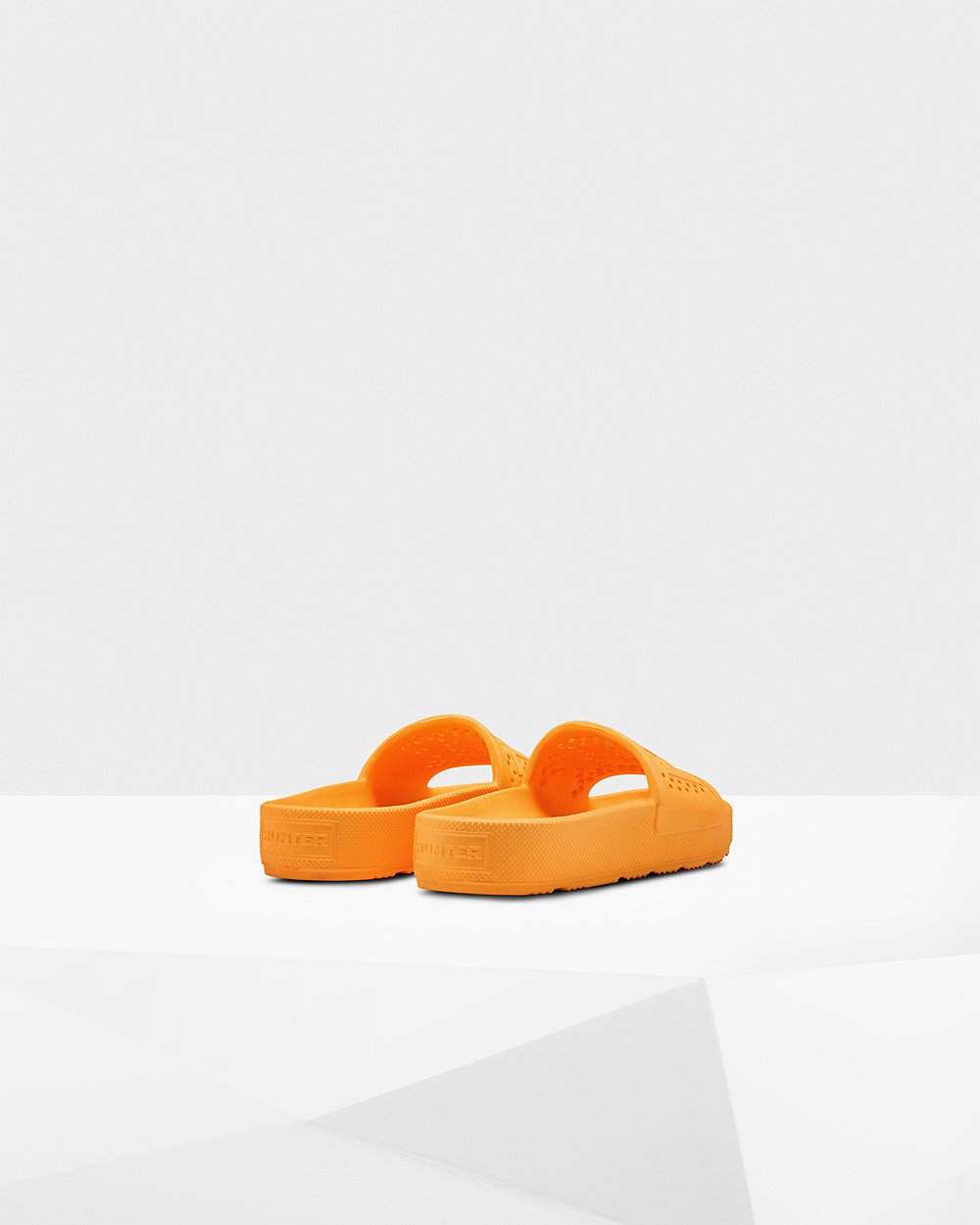 Womens Hunter Original Lightweight Moulded - Slides Orange - 2438-OPNUG